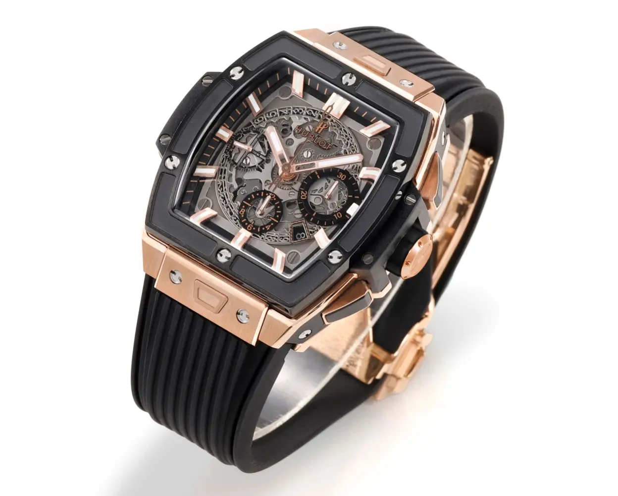 ModernLook JB Factory HUBLOT Spirit of Big Bang Black & Rose Gold Limited Edition Watch – Model 642.NX.0170.RX – Super Clone Masterpiece 6026